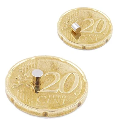 Afbeelding van Brudazon 25 mini schijfmagneten 3 x mm N52 sterke neodymium magneten extra voor modelbouw, foto, witte wand, handwerk schijf