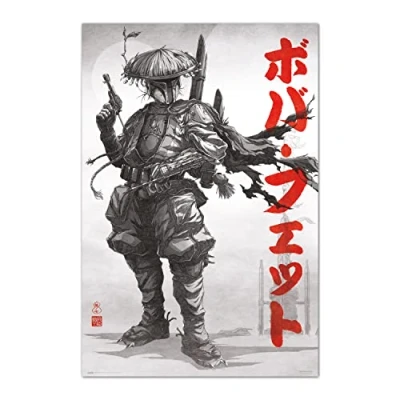 Afbeelding van Poster Star Wars Visions Boba Fett 61x91,5cm