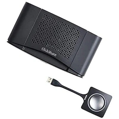 Afbeelding van Barco ClickShare CS 100 Draadloos presentatiesysteem Desktop HDMI Draadloze presentatiesystemen (desktop, zwart, zilver, FCC/CE, 1920 x 1200 pixels, 1080p, 30 fps) R9861510EU