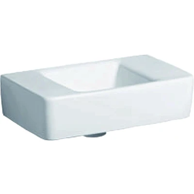 Afbeelding van Geberit Renova Plan fontein wit (40 x 25 cm) zonder kraangat,
