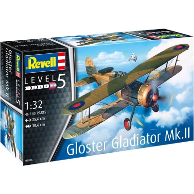 Afbeelding van 1:32 Revell 03846 Gloster Gladiator Mk. II Plastic Modelbouwpakket