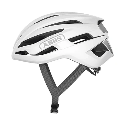Afbeelding van Fietshelm Abus Stormchaser maat M Wit