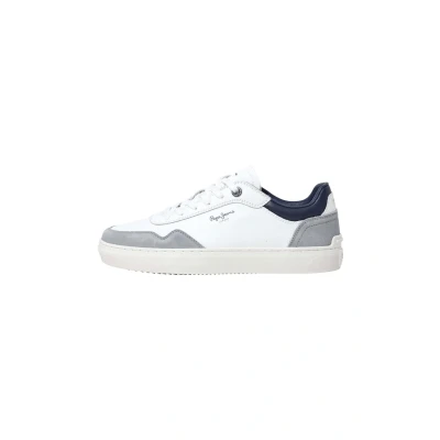 Afbeelding van Pepe Jeans Camden Collar M Sneakers laag, Heren, Maat: 44, White Leer