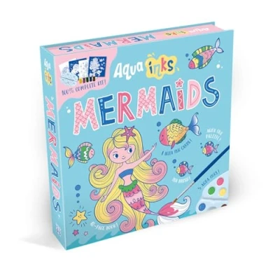 Afbeelding van Activity Station Gift Boxes Aqua Inks Mermaids
