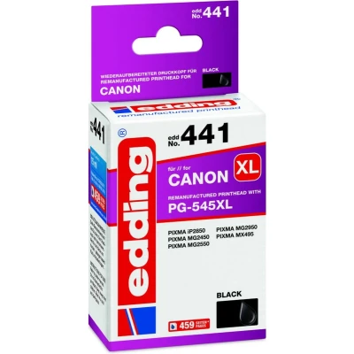 Afbeelding van Edding Inktcartridge vervangt Canon PG 545 XL Compatibel Zwart EDD 441 18
