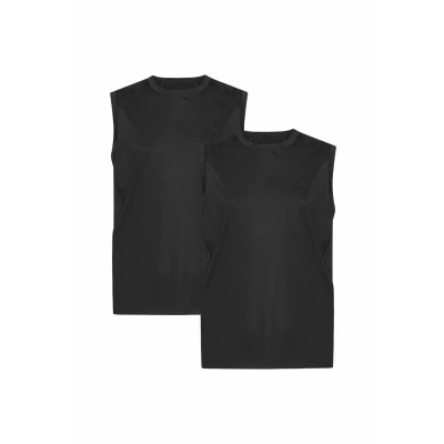 Afbeelding van Danish Endurance TANK 2PACK Top, Heren, Maat: 3XL, Black