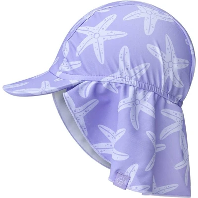 Afbeelding van Swim Essentials UV Zonnepetje Baby Lila Sea Star 0 1 jaar