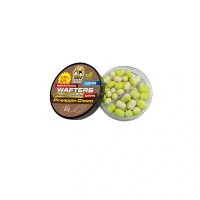 Afbeelding van Behr Trendex Pineapple Choco Doppelbox 2 Maten Wafters (20g) Hookbaits