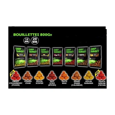 Afbeelding van Fun Fishing Boilies Carp Target 20mm (800gr) Smaak : Hot Spice