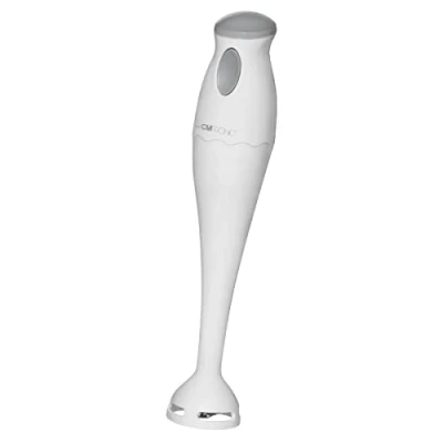 Afbeelding van Clatronic SM 3577 Staafmixer van roestvrij staal voor smoothie, pompoenpuree, babypap, milkshake met mengkom (500 ml) wit