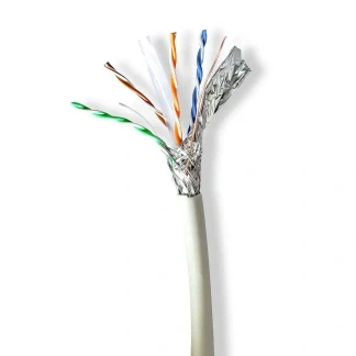Afbeelding van Netwerkkabel Cat6a S/FTP 100 meter (Stugge kern, 100% koper)