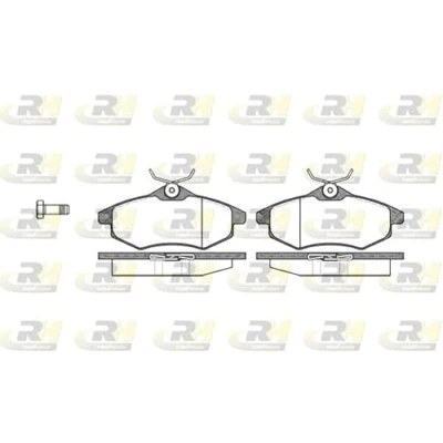 Afbeelding van ROADHOUSE 2881.00 Remblokkenset Vooras Met schroeven toebehoren, veer CITROËN: C3 I Hatchback