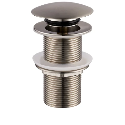 Afbeelding van Wiesbaden Caral clickwaste verlengd 5/4&quot; geborsteld staal