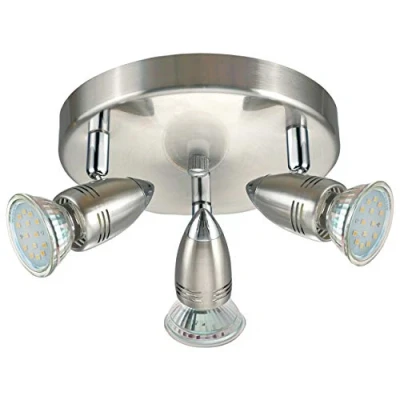 Afbeelding van EGLO Magnum Led Spot 3 Lichts Nikkel Mat, Chroom