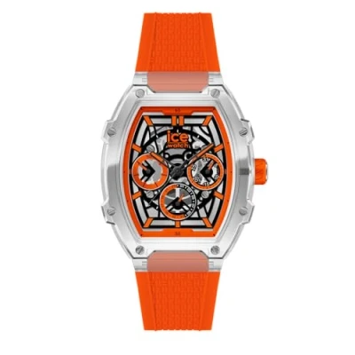 Afbeelding van ICE Watch boliday Clear orange skel 024285 Horloge Siliconen Oranje Ø 44 mm