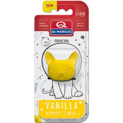 Afbeelding van Dr. Marcus Vanilla Cosmic Dog autogeurtje met neutrafresh technologie Luchtverfrisser auto Tot 45 dagen geurverspreiding 20 Gram