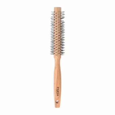 Afbeelding van PARSA Beauty Baardborstel voor heren, ronde borstel kort en medium haar