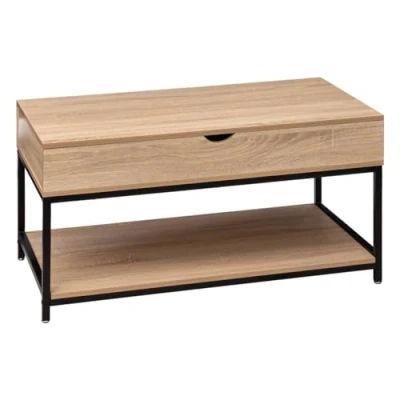 Afbeelding van 5Five Aliaj Salontafel 95x50x51cm In hoogte verstelbaar Beige
