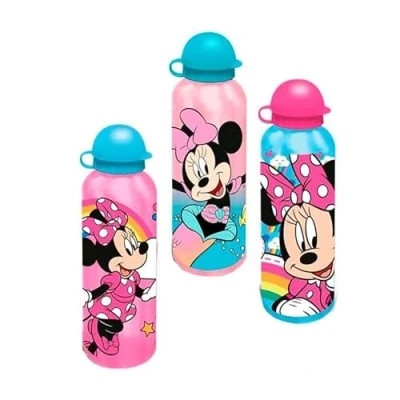 Afbeelding van Disney Minnie Mouse Aluminium Drinkfles 500 ml. Schoolfles 1 Stuks Asorti