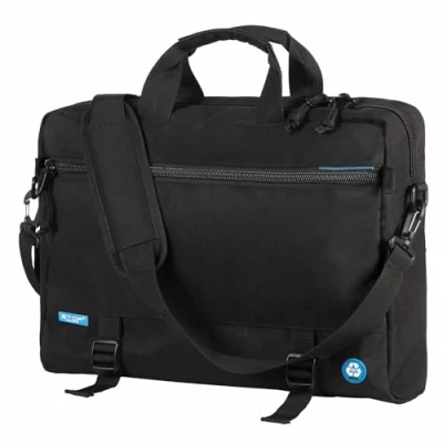 Afbeelding van Juscha JU 46201 Multi 3 In 1 Tas RPET Zwart Laptop , Rug En Schoudertas Materiaal: Gerecycled PET