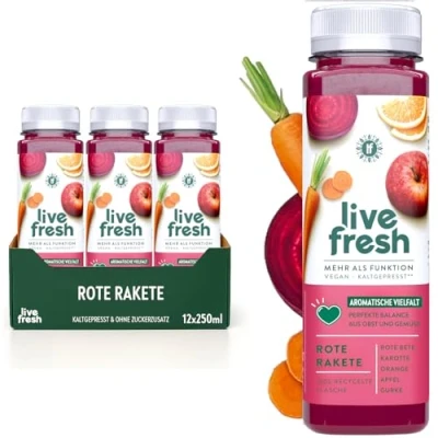 Afbeelding van LiveFresh Rote Rakete Saft 250ml