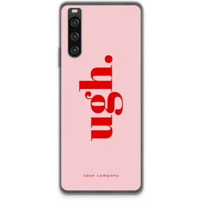 Afbeelding van Case Company® hoesje geschikt voor Sony Xperia 10 IV Ugh Soft Cover Telefoonhoesje Bescherming aan alle Kanten en Schermrand