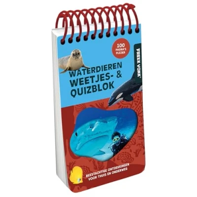 Afbeelding van Freek Vonk Weetjes &amp; quizblok Waterdieren