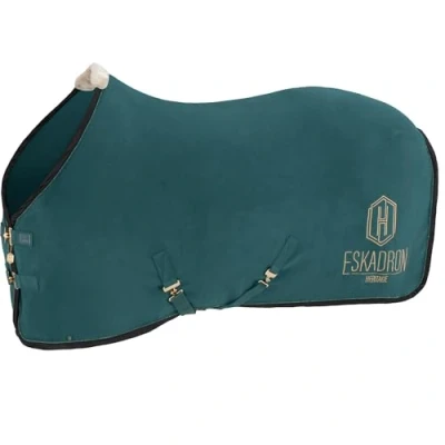 Afbeelding van Eskadron Zweetdeken Heritage Fleece Check Vintage Green