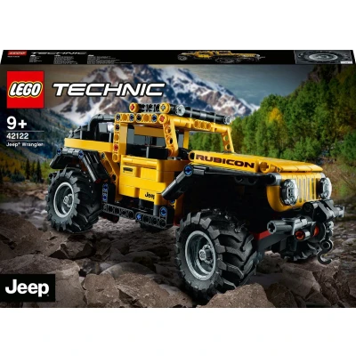 Afbeelding van LEGO Jeep Wrangler 42122 in de kleur Geel