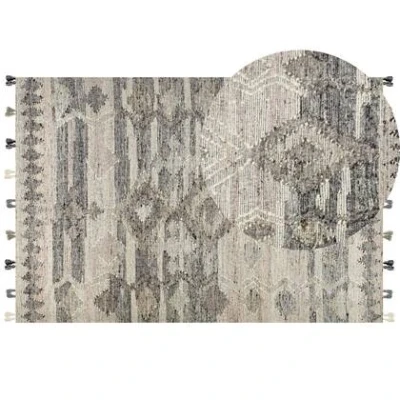 Afbeelding van ARATASHEN Kelim vloerkleed Grijs 200 x 300 cm Wol