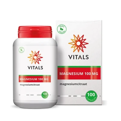 Afbeelding van Vitals Magnesium 100mg Capsules