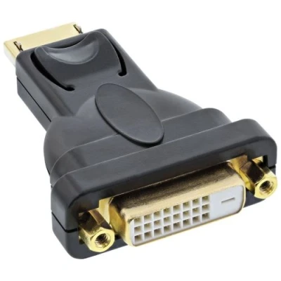 Image de Adaptateur DisplayPort, InLine®, prise DisplayPort sur DVI D 24+1 femelle noir