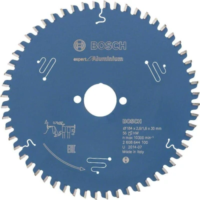 Image de BOSCH 2608644100 lame de scie circulaire Expert pour aluminium, 184 x 30 2.6 mm, 56T