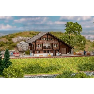 Afbeelding van Faller 1/220 STATION LANGWIES modelbouwsets, hobbybouwspeelgoed voor kinderen, modelverf en accessoires