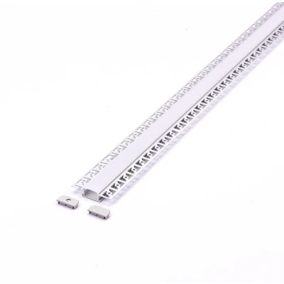 Afbeelding van V TAC VT 8101 LED inbouw stripverlichting Montageset met diffuser Zilver IP20