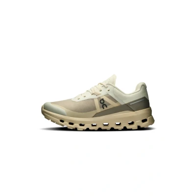 Afbeelding van On Cloudvista 2 Trail hardloopschoenen Cream desert, Dames, Maat: 37.5, desert Polyester