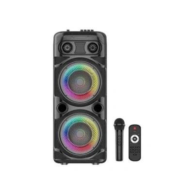 Afbeelding van Verlichte Karaokeluidspreker INOVALLEY KA123 XXL Bluetooth V5.0 75 cm 900 W Zwart