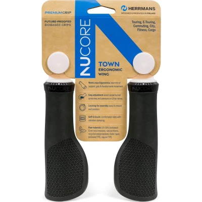 Afbeelding van Herrmans handvatten Nucore Grip town peak 130mm zwart