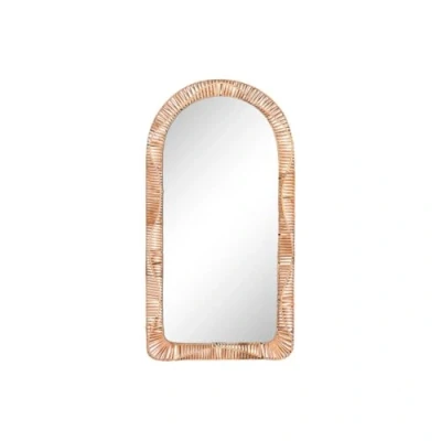 Afbeelding van Wandspiegel Home ESPRIT Natuurlijk Kristal Tropisch 61,5 x 7 117 cm