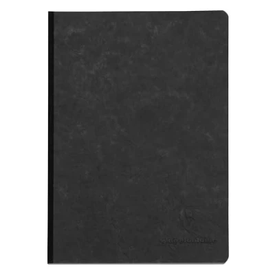 Image de Carnet brochure Clairefontaine Age Bag A5 avec 192 pages uni 14,8 x 21 cm Noir