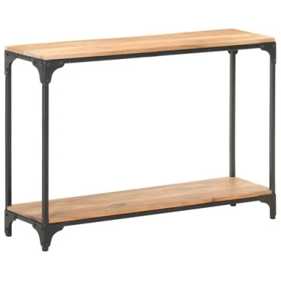 Afbeelding van Wandtafel 110x30x75 cm massief acaciahout