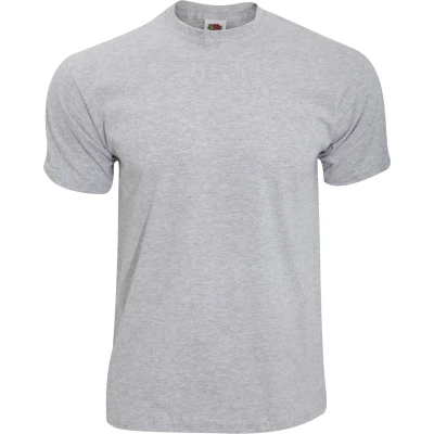 Afbeelding van Fruit Of The Loom Heren Screen Stars Origineel Vol Cut T shirt met korte mouwen (Heather Grijs)