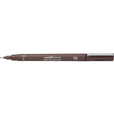 Afbeelding van Fineliner Uni ball Pin 0,5mm sepia