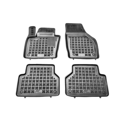Afbeelding van REZAW PLAST 200315 Vloermatset Rubber voor en achter 4 Zwart Op maat gemaakt AUDI: Q3
