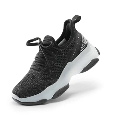 Afbeelding van DREAM PAIRS Sportschoenen voor jongens en meisjes, sportschoenen, wandelschoenen kleine kinderen/grote kinderen, zwart.