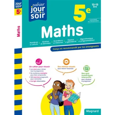 Image de Maths 5e Cahier Jour Soir