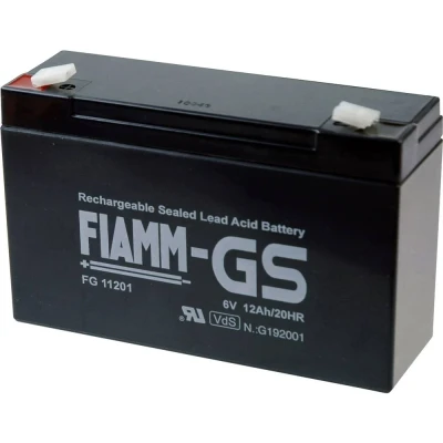 Afbeelding van Fiamm PB 6 12 Loodaccu V Ah Loodvlies (AGM) (b x h d) 151 99 50 mm Kabelschoen 4.8 Onderhoudsvrij, Geringe zelfontlading, VDS certificering