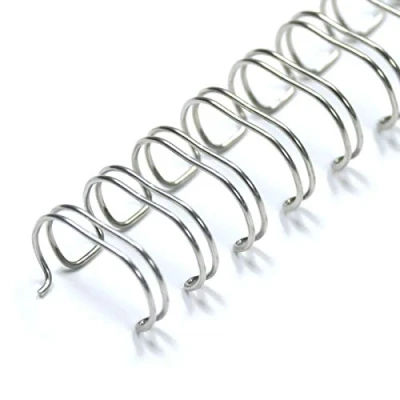 Afbeelding van Albyco Wire o draadbindruggen 6,4mm, 1/4&quot;, tot 35 vel, per 100 stuks, metaalkleur