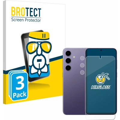Afbeelding van BROTECT Screenprotector voor Samsung Galaxy S24 Plus (Voor+Camera) Folie Beschermfolie Beschermglas transparant (3 Stuks)