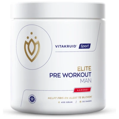 Afbeelding van Vitakruid Elite Pre Workout Man Poeder 420GR
